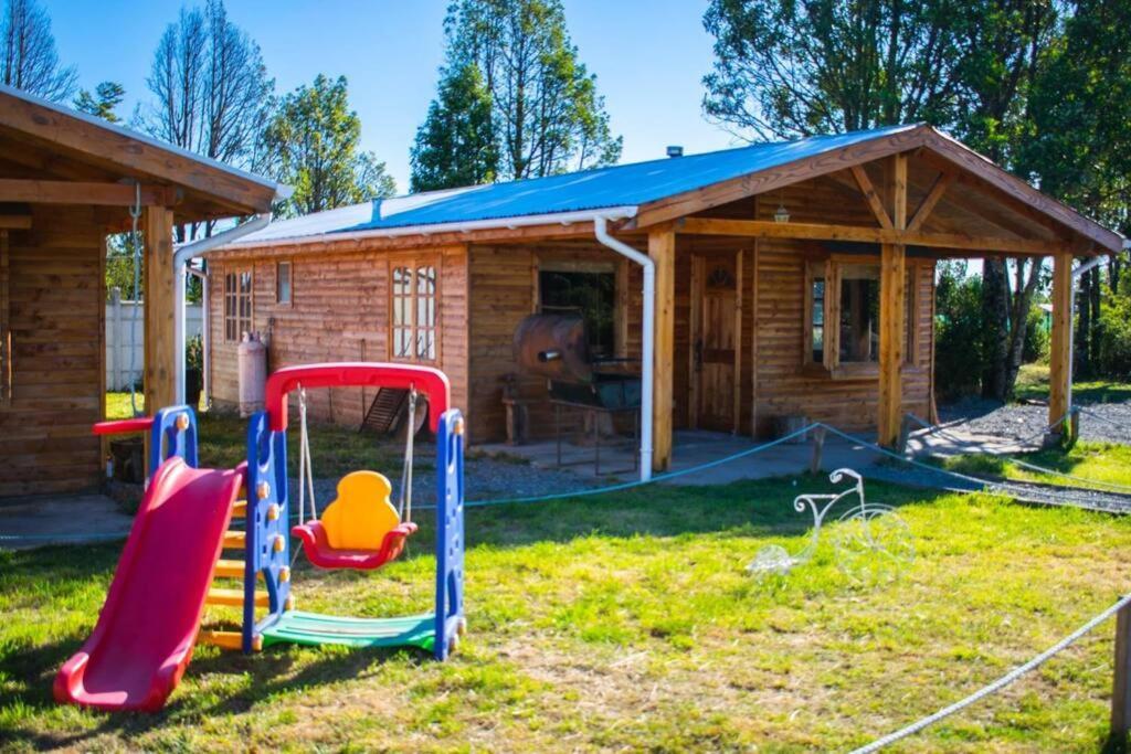 •Cabanas Patagonia• Puerto Montt Buitenkant foto